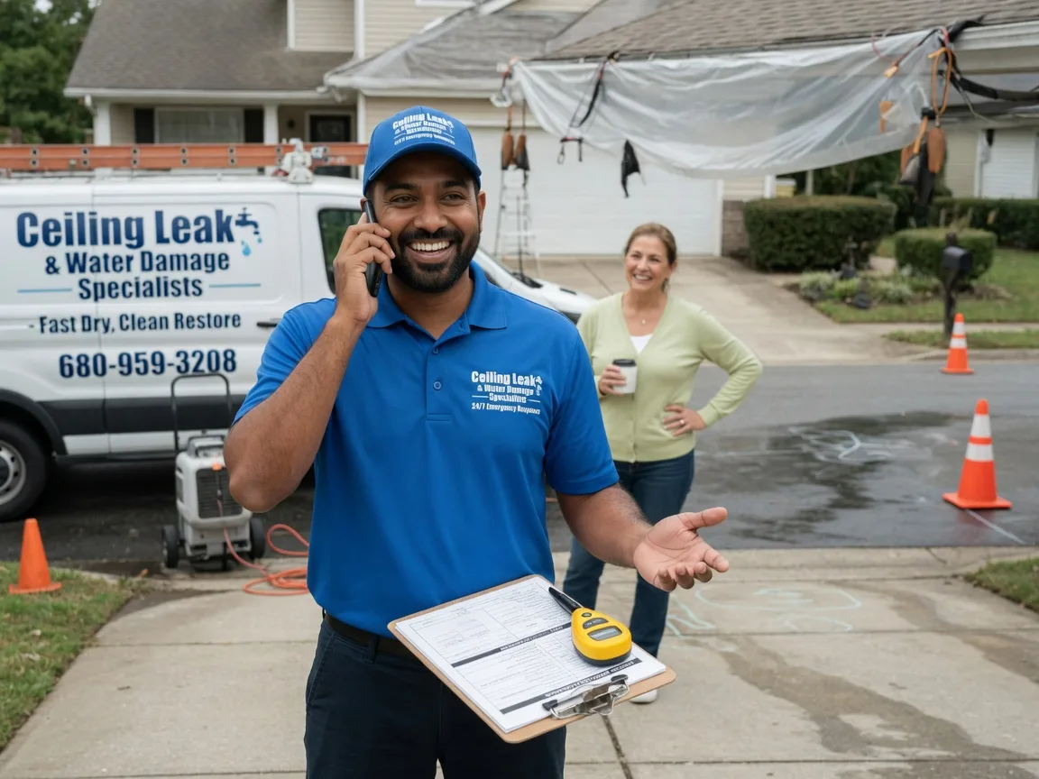 Ceiling Leak Cleanup Gladewater, TX FAQs
